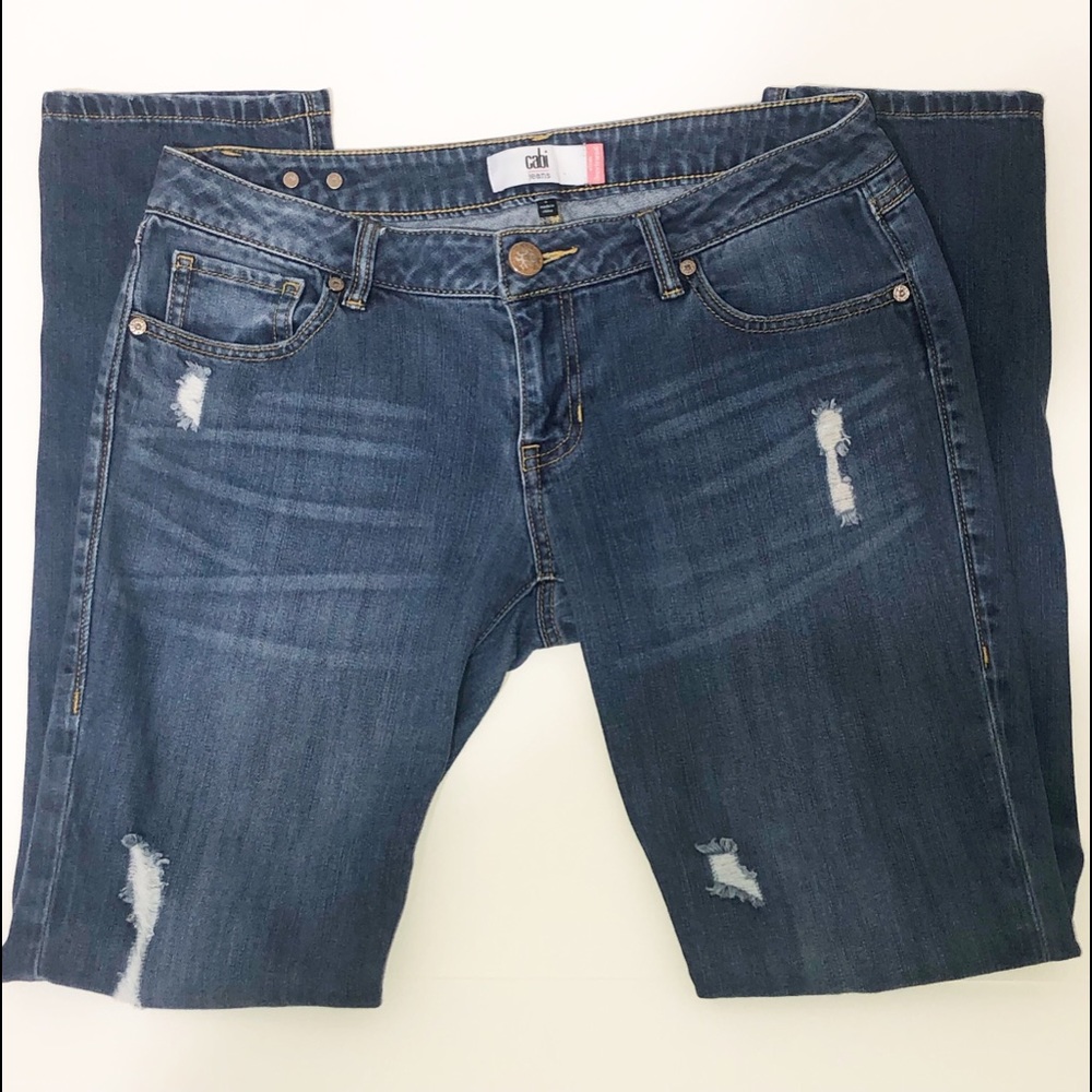 CAbi | Distressed Slim Boyfriend Jeans